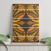 Old Gold Khotso Mojalefa Poone Canvas Wall Art Basotho Khotso Blanket Inspired