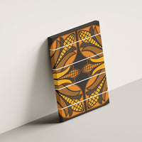 Old Gold Khotso Mojalefa Poone Canvas Wall Art Basotho Khotso Blanket Inspired
