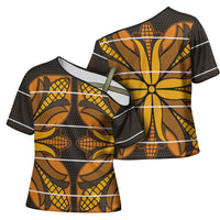 Old Gold Khotso Mojalefa Poone Cross Shoulder Shirt Basotho Khotso Blanket Inspired
