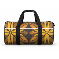 Old Gold Khotso Mojalefa Poone Duffle Bag Basotho Khotso Blanket Inspired