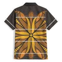 Old Gold Khotso Mojalefa Poone Hawaiian Shirt Basotho Khotso Blanket Inspired