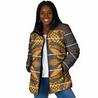 Old Gold Khotso Mojalefa Poone Padded Jacket Basotho Khotso Blanket Inspired
