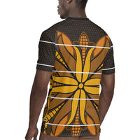Old Gold Khotso Mojalefa Poone Rugby Jersey Basotho Khotso Blanket Inspired