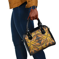 Old Gold Khotso Mojalefa Poone Shoulder Handbag Basotho Khotso Blanket Inspired
