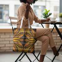 Old Gold Khotso Mojalefa Poone Tote Bag Basotho Khotso Blanket Inspired