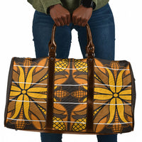 Old Gold Khotso Mojalefa Poone Travel Bag Basotho Khotso Blanket Inspired