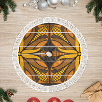 Old Gold Khotso Mojalefa Poone Tree Skirt Basotho Khotso Blanket Inspired