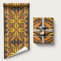 Old Gold Khotso Mojalefa Poone Wrapping Paper Basotho Khotso Blanket Inspired