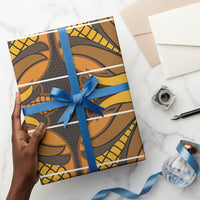 Old Gold Khotso Mojalefa Poone Wrapping Paper Basotho Khotso Blanket Inspired