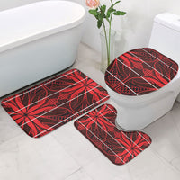 Scarlet Red Khotso Mojalefa Poone Bathroom Set Basotho Khotso Blanket Inspired