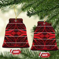 Scarlet Red Khotso Mojalefa Poone Ceramic Ornament Basotho Khotso Blanket Inspired