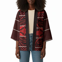 Scarlet Red Khotso Mojalefa Poone Kimono Basotho Khotso Blanket Inspired