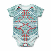 Turquoise Khotso Mojalefa Poone Baby Onesie Basotho Khotso Blanket Inspired