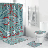 Turquoise Khotso Mojalefa Poone Bathroom Set Basotho Khotso Blanket Inspired