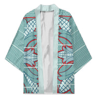Turquoise Khotso Mojalefa Poone Kimono Basotho Khotso Blanket Inspired