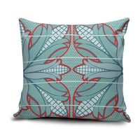 Turquoise Khotso Mojalefa Poone Pillow Cover Basotho Khotso Blanket Inspired