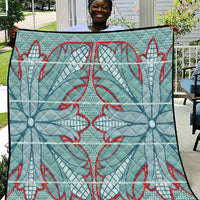 Turquoise Khotso Mojalefa Poone Quilt Basotho Khotso Blanket Inspired
