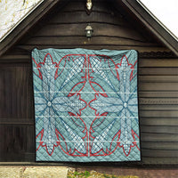 Turquoise Khotso Mojalefa Poone Quilt Basotho Khotso Blanket Inspired