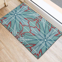 Turquoise Khotso Mojalefa Poone Rubber Doormat Basotho Khotso Blanket Inspired