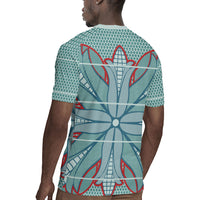 Turquoise Khotso Mojalefa Poone Rugby Jersey Basotho Khotso Blanket Inspired