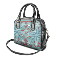 Turquoise Khotso Mojalefa Poone Shoulder Handbag Basotho Khotso Blanket Inspired