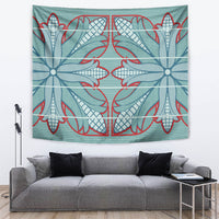 Turquoise Khotso Mojalefa Poone Tapestry Basotho Khotso Blanket Inspired