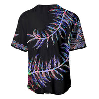 New Zealand Baseball Jersey Aotearoa Silver Fern Mixed Papua Shell Purple Vibe LT9 - Wonder Print Shop