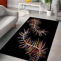 New Zealand Area Rug Aotearoa Silver Fern Mixed Papua Shell Red Vibe LT9 - Wonder Print Shop