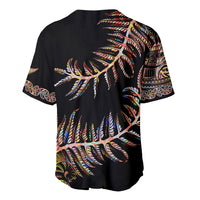 New Zealand Baseball Jersey Aotearoa Silver Fern Mixed Papua Shell Red Vibe LT9 - Wonder Print Shop