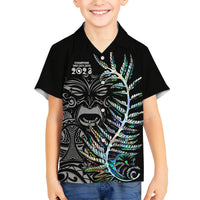 New Zealand Rugby Hawaiian Shirt NZ Black Fern Champions History With Papua Shell - Wonder Print Shop