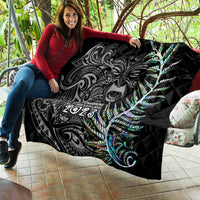 New Zealand Rugby Quilt NZ Black Fern Champions History With Papua Shell - Wonder Print Shop