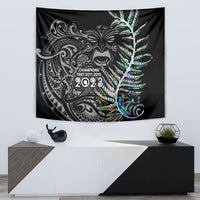 New Zealand Rugby Tapestry NZ Black Fern Champions History With Papua Shell - Wonder Print Shop