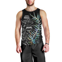 Custom New Zealand Rugby Men Tank Top NZ Black Fern Champions History With Papua Shell - Wonder Print Shop
