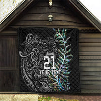 Custom New Zealand Rugby Quilt NZ Black Fern Champions History With Papua Shell - Wonder Print Shop