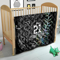 Custom New Zealand Rugby Quilt NZ Black Fern Champions History With Papua Shell - Wonder Print Shop