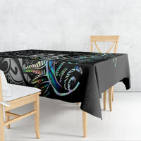 Custom New Zealand Rugby Tablecloth NZ Black Fern Champions History With Papua Shell - Wonder Print Shop