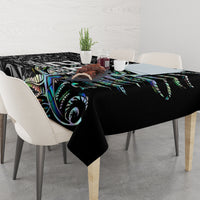 Custom New Zealand Rugby Tablecloth NZ Black Fern Champions History With Papua Shell - Wonder Print Shop