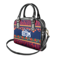 personalised-guam-christmas-shoulder-handbag-felis-pusgua-santa-beach-polynesian-pattern