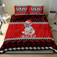Personalised New Zealand Christmas Bedding Set Maori Tiki Meri Kirihimete LT9 - Wonder Print Shop