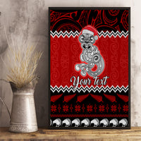 Personalised New Zealand Christmas Canvas Wall Art Maori Tiki Meri Kirihimete LT9 - Wonder Print Shop