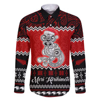 Personalised New Zealand Christmas Family Matching Puletasi Dress and Hawaiian Shirt Maori Tiki Meri Kirihimete - Wonder Print Shop
