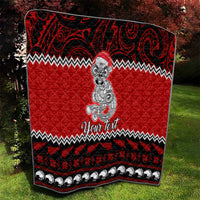 Personalised New Zealand Christmas Quilt Maori Tiki Meri Kirihimete - Wonder Print Shop