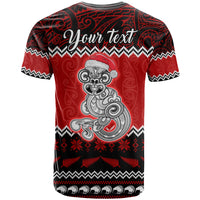 Personalised New Zealand Christmas T Shirt Maori Tiki Meri Kirihimete - Wonder Print Shop