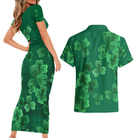Happy St Patricks Day We Wear Green Suit Couples Matching Short Sleeve Bodycon Dress and Hawaiian Shirt LT9 - Wonder Print Shop
