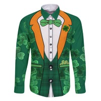 Happy St Patricks Day We Wear Green Suit Family Matching Summer Maxi Dress and Hawaiian Shirt - Wonder Print Shop