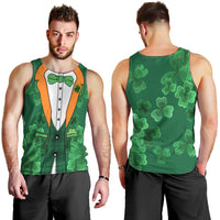 Happy St Patricks Day We Wear Green Suit Men Tank Top - Wonder Print Shop