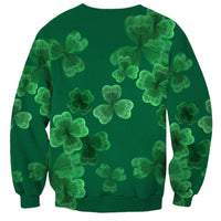 Happy St Patricks Day We Wear Green Suit Sweatshirt - Wonder Print Shop