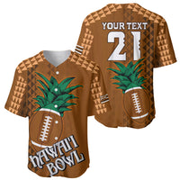 Custom Hawaii Honolulu Bowl Baseball Jersey With Kakau Tribal Pattern LT9 - Wonder Print Shop