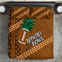 Custom Hawaii Honolulu Bowl Bedding Set With Kakau Tribal Pattern LT9 - Wonder Print Shop