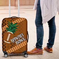 Custom Hawaii Honolulu Bowl Luggage Cover With Kakau Tribal Pattern - Wonder Print Shop